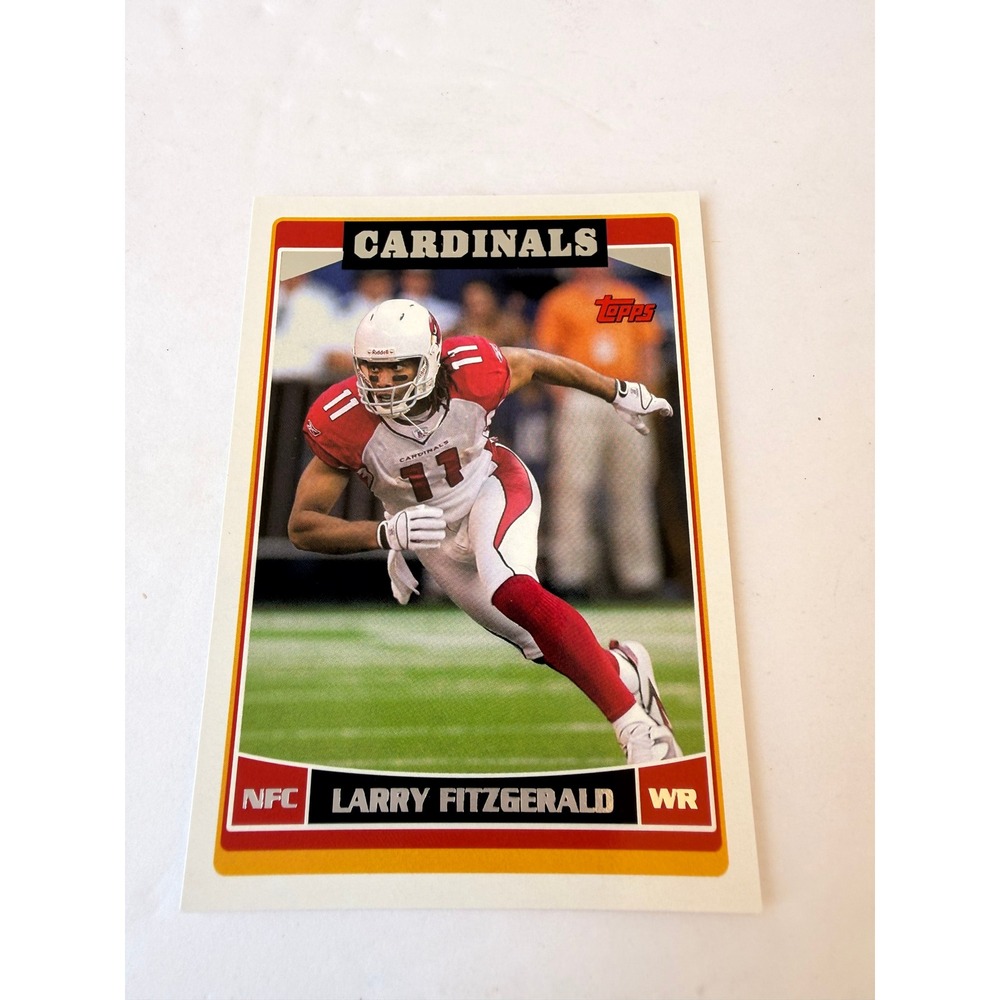 2006 Topps Larry Fitzgerald Arizona Cardinals NFL Trading Card ARI7